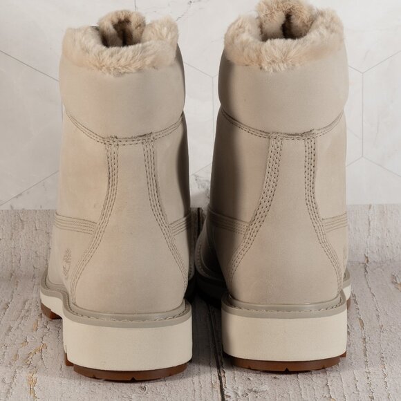 Timberland Lucia Way 6" Warm Lined Boot Waterproof Pure Cashmere 8 B (M) - Picture 12 of 12